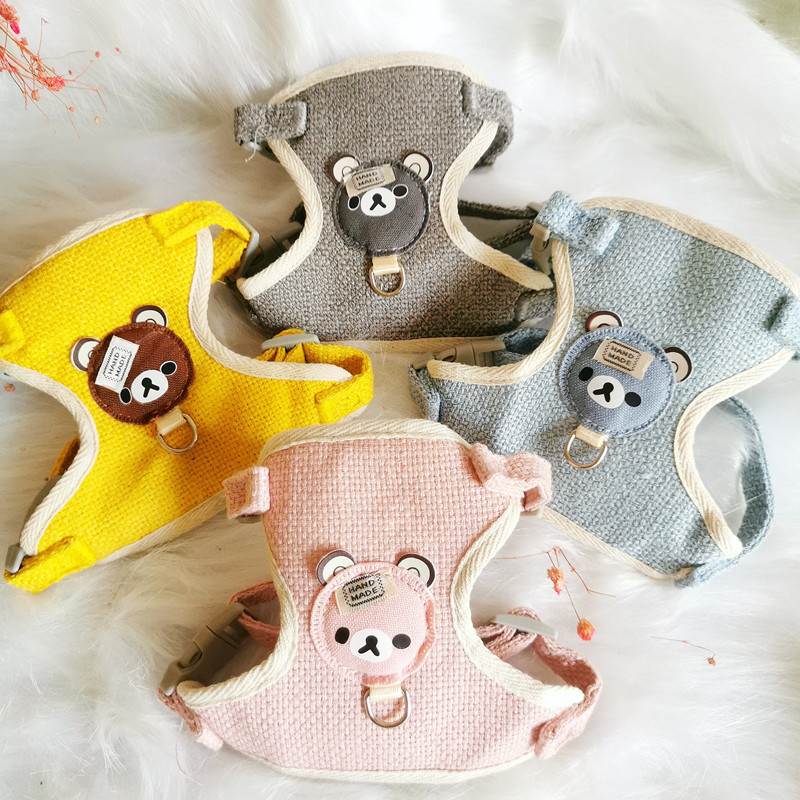 Väikesed koerarakmed, hingavad võrgust rinnarihm Kassi juhtmed Prindi lemmiklooma jalutusrihm kutsikatele ja kassidele Küüliku rakmed Ruuduline vibukassi kaelarihmad