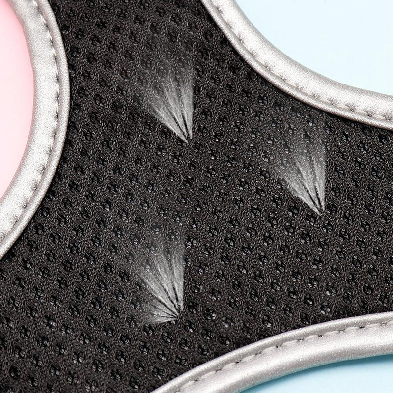 Nylon kutya macska hám Nyomtatott francia bulldog hám kölyök kiskutya hámok mellény Chihuahua Yorkshire sétáló edzéshez