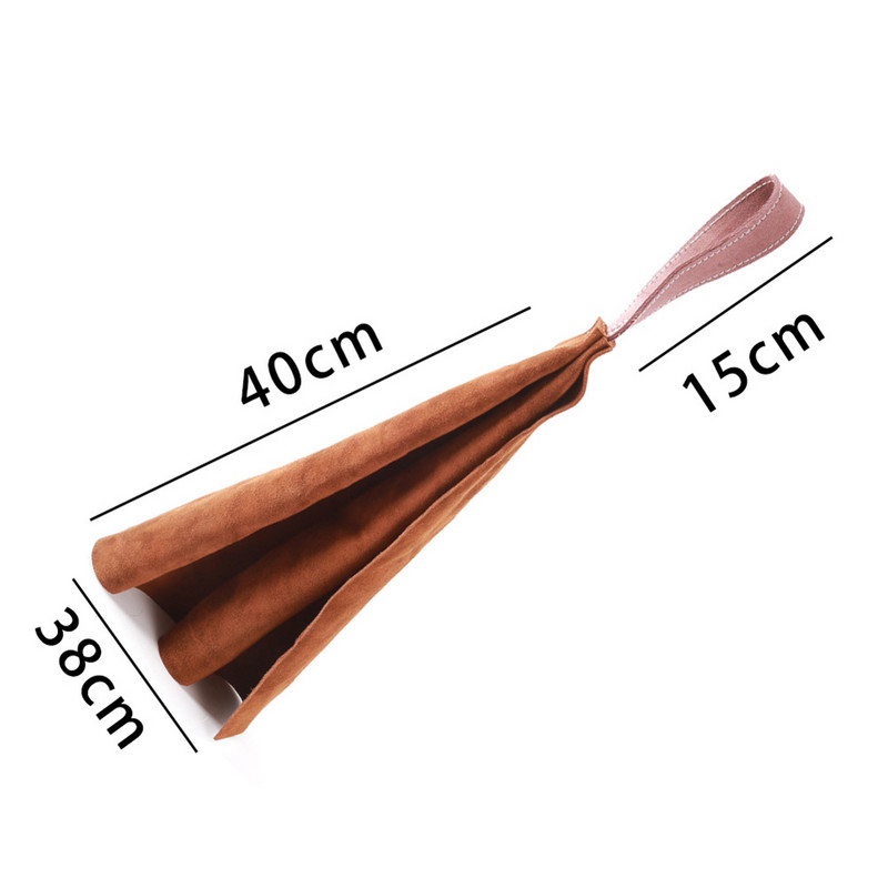 Δερμάτινο Puppy Dog Bite Rag Ρυμουλκό Παιχνίδια με λαβή για Εκπαίδευση Σκύλου Puppy Police HEE889