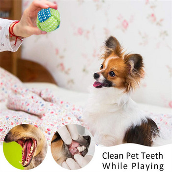 Играчки за дъвчене от памучно въже за домашни кучета Естествен памук, миещ се, издръжлив влекач, играчка за големи малки кучета, интерактивно памучно въже, консумативи за домашни любимци