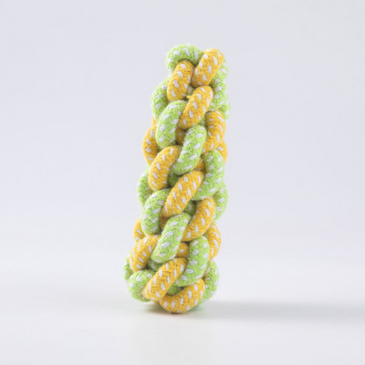 Naminių šunų medvilninės virvės kramtomieji žaislai Natūralios medvilnės plaunamas patvarus vilkikas Didelių mažų šunų žaislas Interaktyvus medvilninės virvės Naminių gyvūnų reikmenys