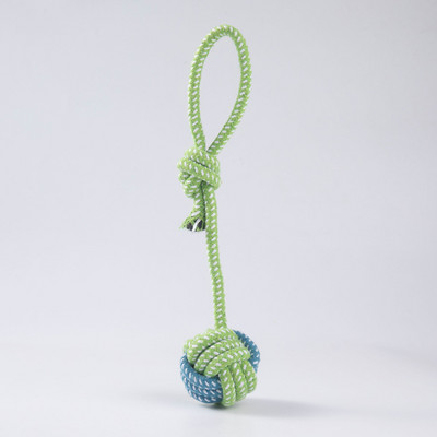 Naminių šunų medvilninės virvės kramtomieji žaislai Natūralios medvilnės plaunamas patvarus vilkikas Didelių mažų šunų žaislas Interaktyvus medvilninės virvės Naminių gyvūnų reikmenys