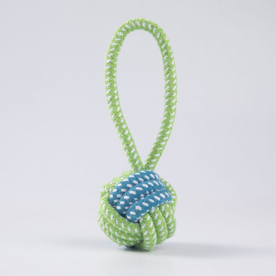 Naminių šunų medvilninės virvės kramtomieji žaislai Natūralios medvilnės plaunamas patvarus vilkikas Didelių mažų šunų žaislas Interaktyvus medvilninės virvės Naminių gyvūnų reikmenys