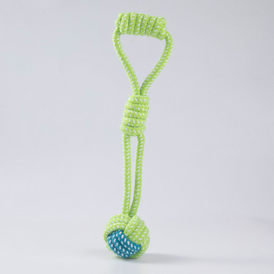 Naminių šunų medvilninės virvės kramtomieji žaislai Natūralios medvilnės plaunamas patvarus vilkikas Didelių mažų šunų žaislas Interaktyvus medvilninės virvės Naminių gyvūnų reikmenys