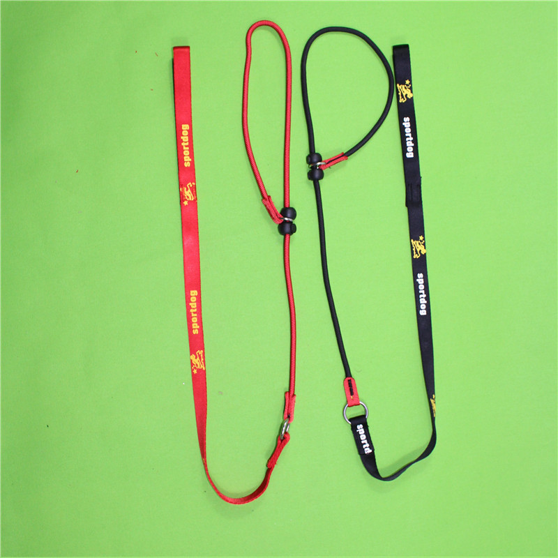 Frânghie de dresaj pentru câini de companie, lesă pentru câini mijlocii până la mari, stil P din nailon, cu tracțiune reglabilă, curea pentru guler de sufocare, accesorii pentru animale de companie