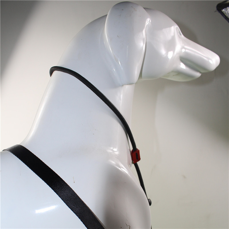 Frânghie de dresaj pentru câini de companie, lesă pentru câini mijlocii până la mari, stil P din nailon, cu tracțiune reglabilă, curea pentru guler de sufocare, accesorii pentru animale de companie