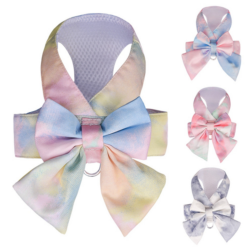 Set de lesă pentru ham pentru câini Papion pentru cățeluș, pisică, ham, vestă, buldog francez, chihuahua, pug, pentru plimbare în aer liber, lesă pentru câini de talie mică