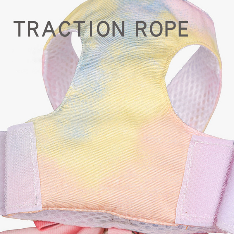 Set de lesă pentru ham pentru câini Papion pentru cățeluș, pisică, ham, vestă, buldog francez, chihuahua, pug, pentru plimbare în aer liber, lesă pentru câini de talie mică