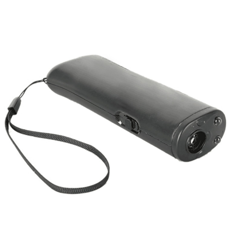 ChanFong Ultrasonic Dog Cat Repeller Infrared Laser Chaser Mini Portable Trainer Animal Trainer Bark Stop Control Device Set Supplies