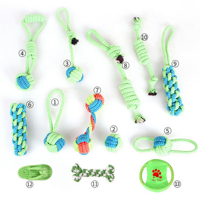1pc Ball Knot Ropes Pet Dog Toys Chew Cat Toy Safe Toys For Pet Trainning Products Dog Accessories