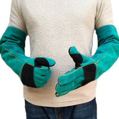 Δερμάτινα γάντια προστασίας από δάγκωμα Αδιάβροχο σκύλο που δαγκώνει φίδι γάτα Αντι-δαγκωτικό σαύρα αδιάβροχο μαχαίρι
