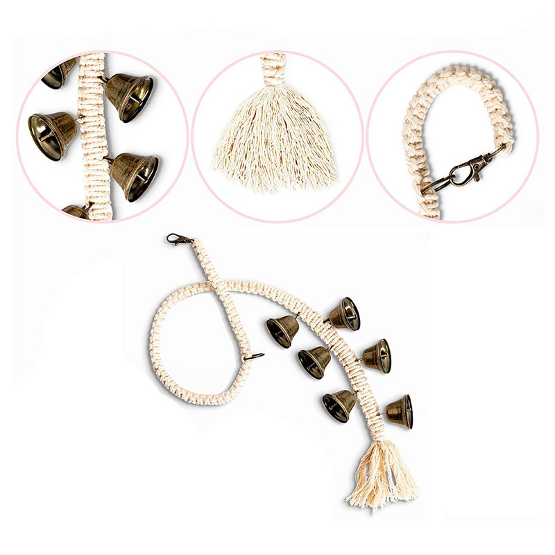 Door Training Door Bell Dog Dressing Durų Skambutis Šunų Skambučiai Durų Dresūra Mažiems Vidutiniams Ir Dideliems Šunims Mokymas Naminių gyvūnėlių Tualete