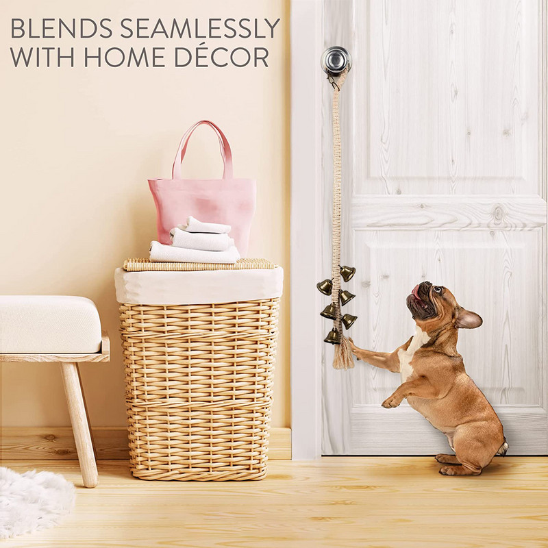 Door Training Door Bell Dog Dressing Durų Skambutis Šunų Skambučiai Durų Dresūra Mažiems Vidutiniams Ir Dideliems Šunims Mokymas Naminių gyvūnėlių Tualete