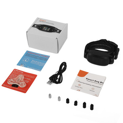 Actualizați zgarda pentru câini anti-lătrat, șocuri electrice automate, bip vibrație, fără lătrat, zgarda de dresaj reîncărcabilă pentru câini, consumabile pentru câini