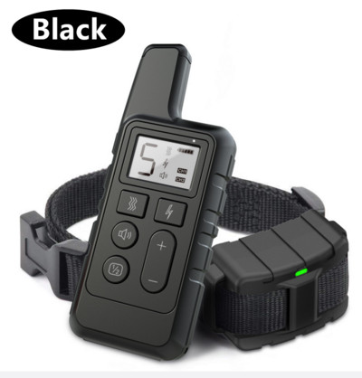 500M elektriline koeratreeningu kaelarihm veekindel taaslaetav lemmiklooma kaugjuhtimispult Shock Sound Koerte repeller Koerte tarvikud