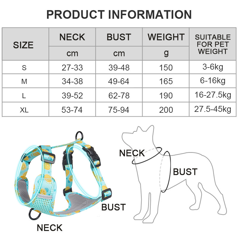 Harnaș reflectorizant pentru câini pentru animale de companie, reglabil, fără tragere, pentru câini de talie mică, medie, mari, pentru plimbare, pentru alergare, buldog francez, labrador
