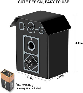 Dog Bark Control 50 FT Range Stop Barking Device Συσκευή υπερήχων κατά του γαβγίσματος Ασφαλής για όλους τους σκύλους Εσωτερική και εξωτερική χρήση Dog Trai
