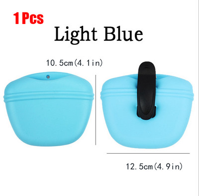 Geantă portabilă pentru antrenament pentru câini, gustare pentru animale de companie, talie, tratare pentru pisici, gustare, momeală, obediență, agilitate, buzunar pentru depozitarea hranei în aer liber pentru animale de companie.