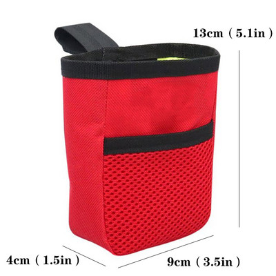 Geantă portabilă pentru antrenament pentru câini, gustare pentru animale de companie, talie, tratare pentru pisici, gustare, momeală, obediență, agilitate, buzunar pentru depozitarea hranei în aer liber pentru animale de companie.