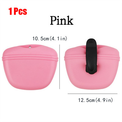 Geantă portabilă pentru antrenament pentru câini, gustare pentru animale de companie, talie, tratare pentru pisici, gustare, momeală, obediență, agilitate, buzunar pentru depozitarea hranei în aer liber pentru animale de companie.