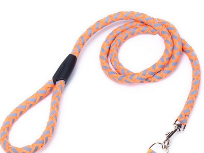 Width Reflective Strap Σετ λουριών και λουριών σκύλου Round Wave Nylon Leashes γιλέκο για μικρομεσαίους σκύλους Chihuahua Pet Shop