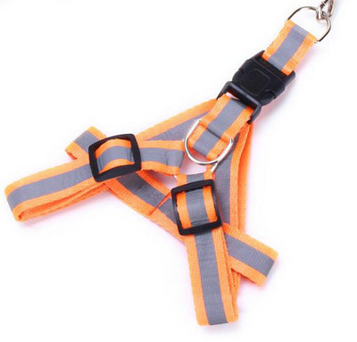 Width Reflective Strap Σετ λουριών και λουριών σκύλου Round Wave Nylon Leashes γιλέκο για μικρομεσαίους σκύλους Chihuahua Pet Shop