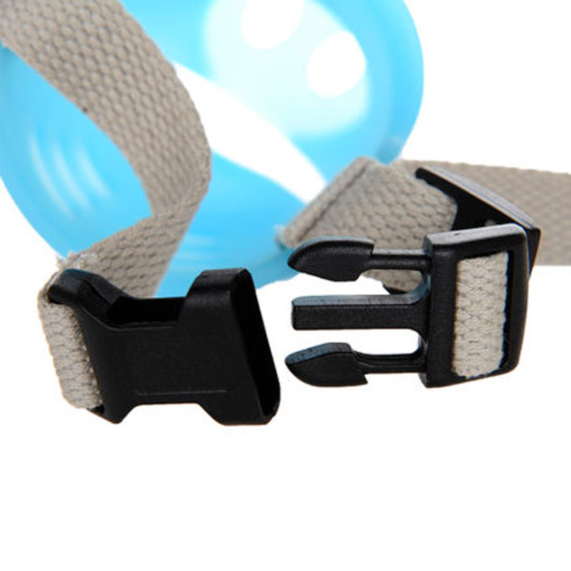 HOOPET Boturi pentru câine de porc drăguț, respirabil, din silicon, botniță anti-mușcătură pentru câini, mască pentru gură, reglabilă pentru câini de talie mică