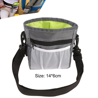 Prijenosna torba za poslastice za pse Vanjska torbica za poslastice za pse za dresuru Vreća za hranjenje Velik kapacitet Trener za kućne ljubimce Torba oko struka Potrepštine za pse