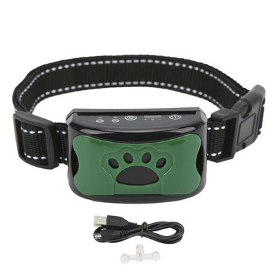USB elektriline haukumisvibratsioon laetav koerte treeningkaelarihm haukumisvastane kaelarihm lemmikloomakoera haukumisvastane seade koerapeatus