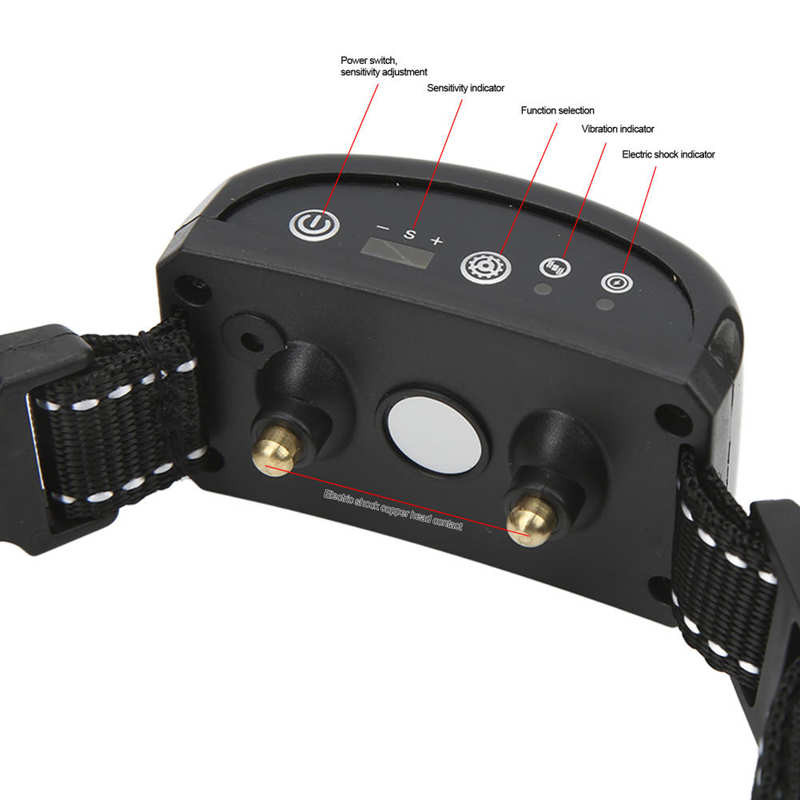 USB elektriline haukumisvibratsioon laetav koerte treeningkaelarihm haukumisvastane kaelarihm lemmikloomakoera haukumisvastane seade koerapeatus 