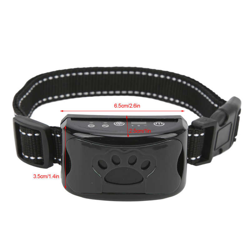 USB elektriline haukumisvibratsioon laetav koerte treeningkaelarihm haukumisvastane kaelarihm lemmikloomakoera haukumisvastane seade koerapeatus 