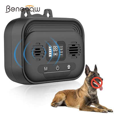 2021 Ново домашно куче, ефективно устройство против лай, регулируем LCD екран, ултразвуково средство за възпиране на лай, водоустойчиво обучение за домашни любимци до 15 метра