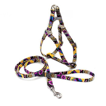 No Pull Dog Harness Set Bohemian Style Leash Puppy Kitten αναπνεύσιμο γιλέκο Σετ λουριών One Piece Νέα αξεσουάρ μόδας για σκύλους