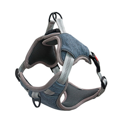 Ρυθμιζόμενο νάιλον αντανακλαστικό λουρί για σκύλους κατοικίδιων ζώων Μέτριο μεγάλο άτακτο σκυλί Γιλέκο ασφαλείας για οχήματα μολύβδου για τρέξιμο