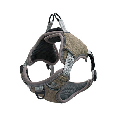 Ρυθμιζόμενο νάιλον αντανακλαστικό λουρί για σκύλους κατοικίδιων ζώων Μέτριο μεγάλο άτακτο σκυλί Γιλέκο ασφαλείας για οχήματα μολύβδου για τρέξιμο