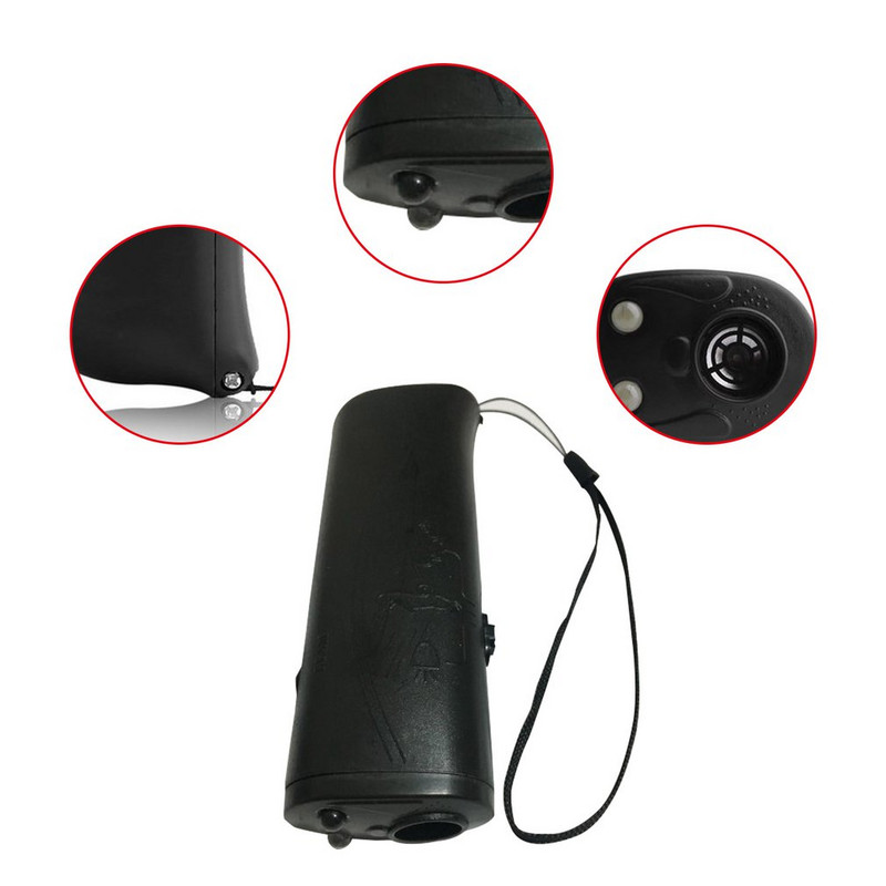 Pet Dog Repeller Anti Barking Stop Bark Trainer Device Trainer 3 σε 1 Anti Barking Ultrasonic Without Battery