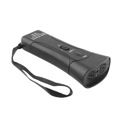 Trener pasa za kućne ljubimce protiv lajanja LED svjetlo Ultrazvučno nježno treniranje jurnjave Truba s dvostrukom glavom Laser za odbijanje pasa Dresura pasa