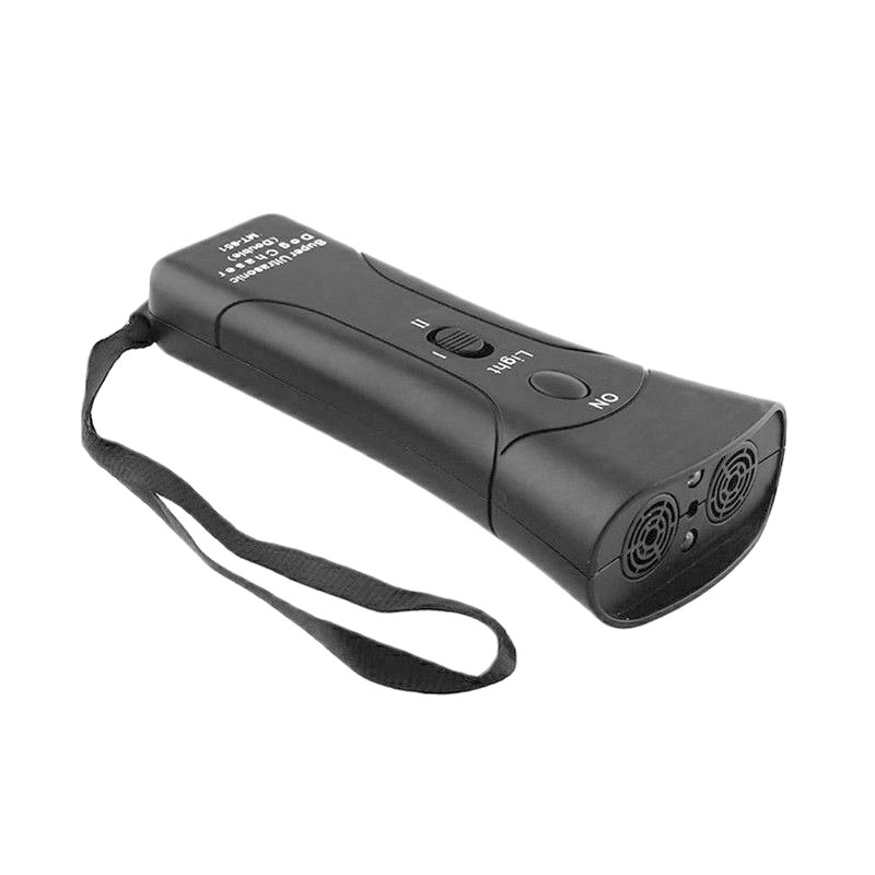 Trener pasa za kućne ljubimce protiv lajanja LED svjetlo Ultrazvučno nježno treniranje jurnjave Truba s dvostrukom glavom Laser za odbijanje pasa Dresura pasa