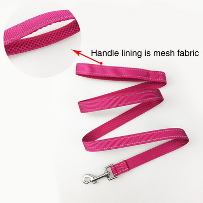 Ζώνη σκύλου Άνετη επένδυση φανέλας Ζελέ για κατοικίδιο ζώο με λαβή Ανακλαστικό λουρί για περπάτημα σκύλου με μπροστινό λουρί