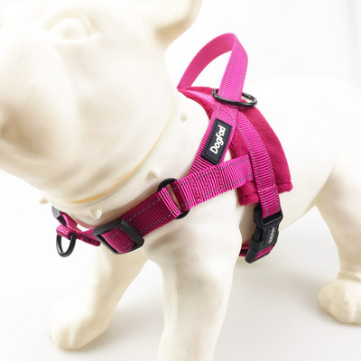 Ζώνη σκύλου Άνετη επένδυση φανέλας Ζελέ για κατοικίδιο ζώο με λαβή Ανακλαστικό λουρί για περπάτημα σκύλου με μπροστινό λουρί