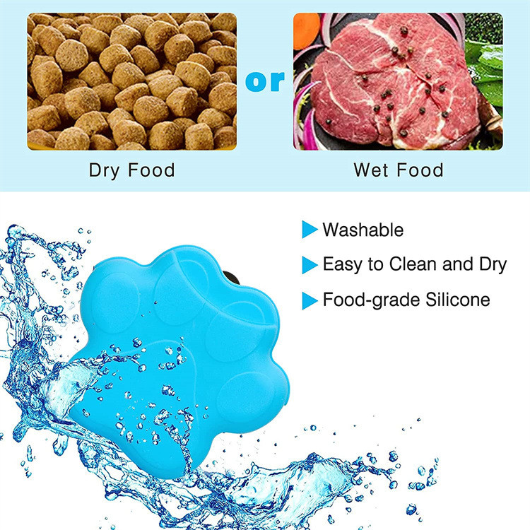 Geantă portabilă de hrănire pentru antrenament pentru animale de companie, din silicon