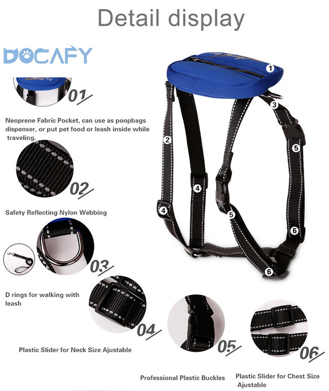 Docafy kaasaskantav koerte treeniv vöökott Koerte kuulekus Agility õues söödahoidmise kott Toidupreemia vöökott rakmetega