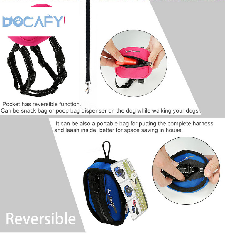 Docafy kaasaskantav koerte treeniv vöökott Koerte kuulekus Agility õues söödahoidmise kott Toidupreemia vöökott rakmetega