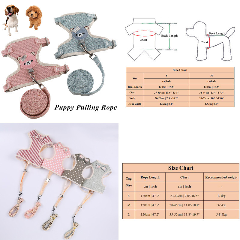 Λουρί για περπάτημα Διχτυωτό λουρί στήθους Σκυλί με λουρί για κατοικίδια αναπνεύσιμο Μικρό μεσαίο γάτα Σκύλος Τσιουάουα Κομψά πρακτικά προμήθειες για κατοικίδια YZL