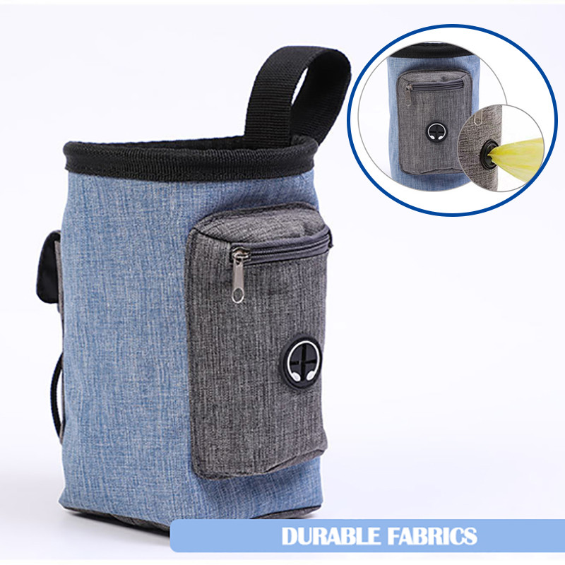 1PC Torbica za poslastice za kućne ljubimce za vanjske prijenosne torbe za dresuru pasa Spremnik za hranu Puppy Snack Nagradna torbica oko struka 15x15x17cm