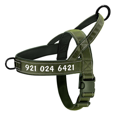 Isikupärastatud nailonist koerarakmed, helkurtõmbevabad koerarakmed keskmistele suurtele koertele saksa lambakoera treenimiseks mõeldud lemmikloomatarbed