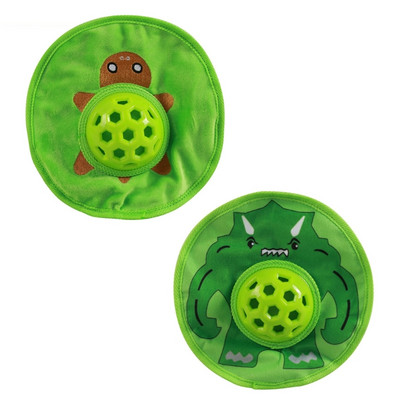 Pet Flying Disc Squeak Toy Dog Slow Feeder Pad Διαδραστικό Sniff Mats Dog Food Dispenser Toy Soft Disc Feeder for Doggy