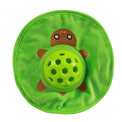 Pet Flying Disc Squeak Toy Dog Slow Feeder Pad Διαδραστικό Sniff Mats Dog Food Dispenser Toy Soft Disc Feeder for Doggy