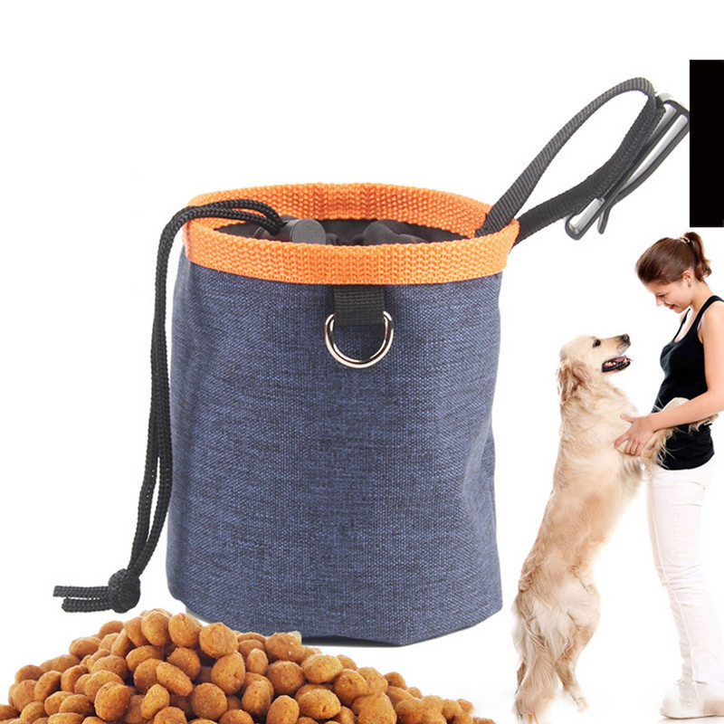 Husă portabilă pentru tratarea câinelui pentru pisici Genți de dresaj pentru câini Container pentru hrana pentru animale de companie Recompensa pentru gustare pentru cățelușă Geanta de talie pentru agilitate în aer liber Produs pentru animale de companie