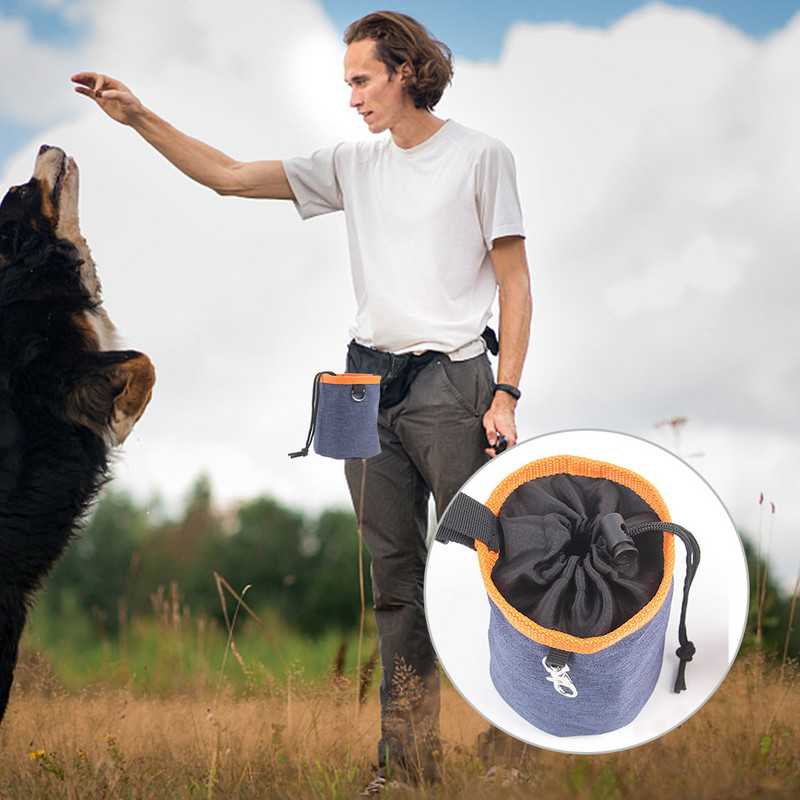 Husă portabilă pentru tratarea câinelui pentru pisici Genți de dresaj pentru câini Container pentru hrana pentru animale de companie Recompensa pentru gustare pentru cățelușă Geanta de talie pentru agilitate în aer liber Produs pentru animale de companie